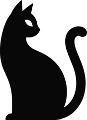 cat vector silhouettes