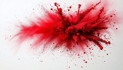 red ink splashes