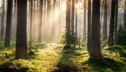 Fototapeta premium morning in the forest