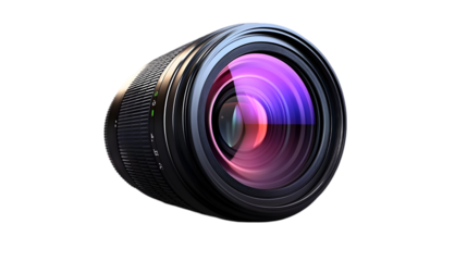 3D Render Camera Lens Photography Focus Aperture Zoom Glass Realistic