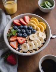 A balanced plate of colorful fruits and vegetables, symbolizing the importance of proper nutrition in maintaining health 