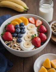 A balanced plate of colorful fruits and vegetables, symbolizing the importance of proper nutrition in maintaining health 