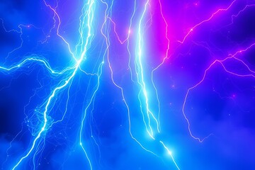 Abstract Blurred Swirl Wave Shape Foil Neon on White Background
