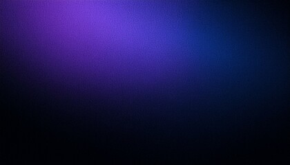 Fototapeta premium black purple blue empty space grainy noise grungy texture color gradient rough abstract background shine bright light and glow template