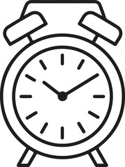 How to draw an alarm clock