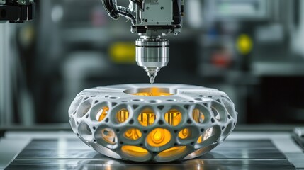 Robotic AI System for 3D Printing of Intricate Aerospace Component