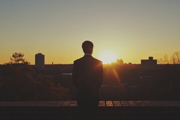 Fototapeta premium Durham, North Carolina Skyline at Sunrise. Downtown City View in America
