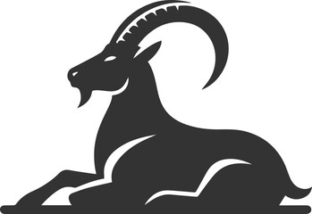 black and white goat