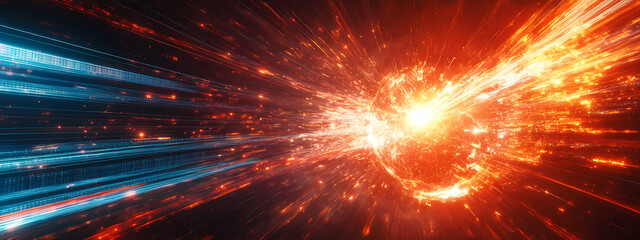 Hyper-Energy Earth with Explosive Light Trails