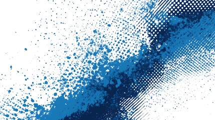 Abstract blue splatter art background