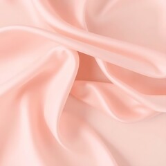 Flowing silk fabric in soft pastel tones with elegant folds