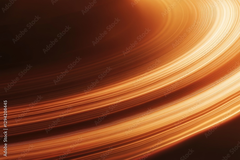 Poster abstract background with swirling orange and brown lines creating a dynamic, energetic, and smooth v