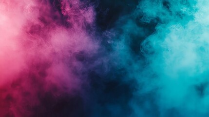 Obraz premium Teal, Pink and Dark Blue Defocused Blurred Motion Gradient Abstract Background Texture, Widescreen , isolated on white background, , copy space for text,