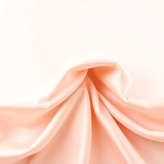 Flowing silk fabric in soft pastel tones with elegant folds