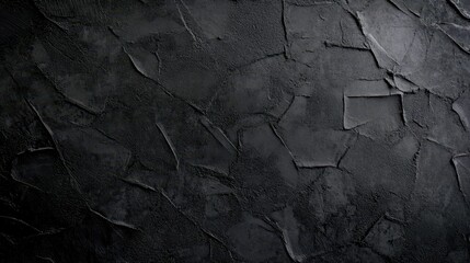 Cracked Texture: An artistic, high-resolution macro shot revealing the intricate details and textures of a cracked, dark surface, creating a dramatic and textured backdrop.