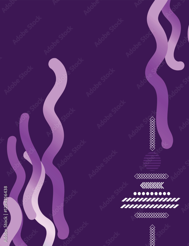 Poster minimal geometric trendy gradient shapes vector background. abstract gradient geometric shape backgr