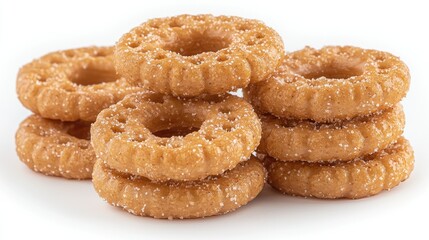Fototapeta premium Delicious Pretzels Cut Out in High Quality, Perfect for Snacks, Treats, and Desserts for Various Culinary Uses