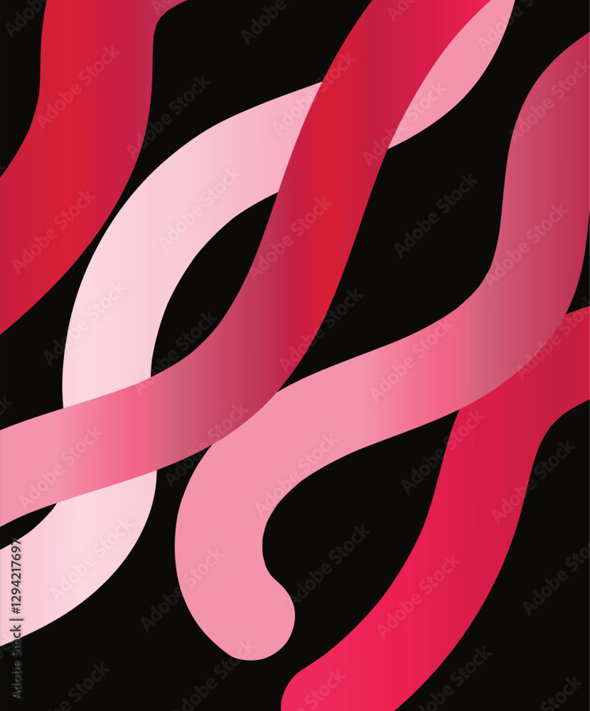 Poster minimal geometric trendy gradient shapes vector background. abstract gradient geometric shape backgr