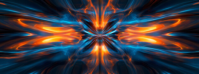 Abstract Energy Convergence with Radiant Glow