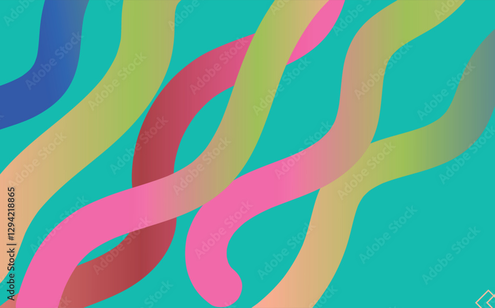 Poster minimal geometric trendy gradient shapes vector background. abstract gradient geometric shape backgr