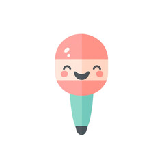 Cute, Smiling, Round, Candy-like Treat ,transparent background