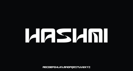 Fototapeta premium Hashmi, premium luxury elegant alphabet letters and numbers. Vintage wedding typography classic serif font decorative vintage retro. creative vector illustration