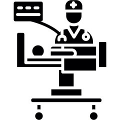 Medical Examination Icon Vector Element
