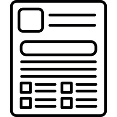 Exam Icon Vector Element