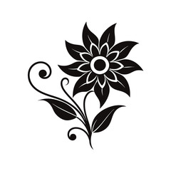 abstract floral design vector illustration