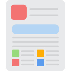 Obraz premium Exam Icon Vector Element