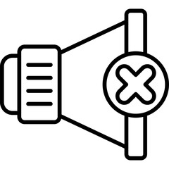 Mute Icon Vector Element