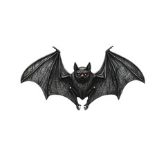 Fototapeta premium Dark Bat in Flight ,transparent background