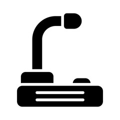 Desktop Microphone Icon Vector Element