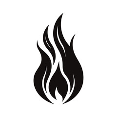 fire flames set vector illustration