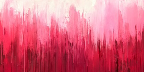 Vibrant abstract painting featuring various shades of pink, perfect for modern decor or artistic projects, It can enhance visuals in websites, presentations, and printed materials,