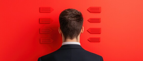 Goal Setting Infographics concept. Cognitive Agility Infographic Illustrating the Path to Goal Achievement and Efficient Problem Solving