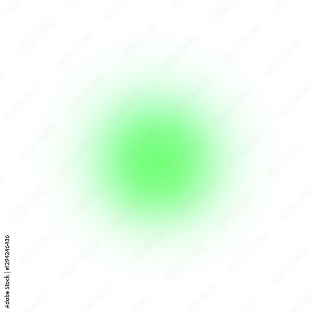 Poster blur gradient circle glow light on transparent background