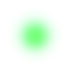 Blur gradient circle glow light on transparent background