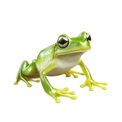 Obraz premium 3D vector icon of Glass frog isolated on transparency background