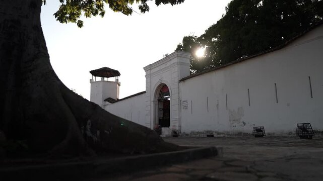 Celebrate history at Fortaleza La Polvora in Granada, Nicaragua. Visitors enjoy the outdoor museum, showcasing Central Americas rich culture and heritage.
