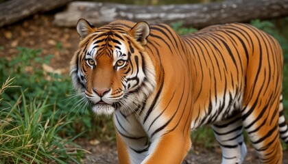 Amazing bengal tiger in the nature