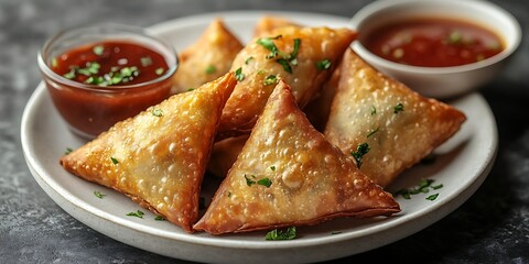 a plate of fried food