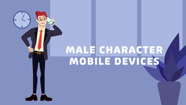 Male Character Mobile Devices