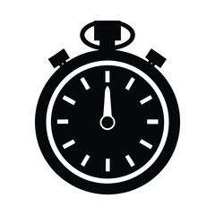 Stopwatch showing limited time to emphasize real urgency in presentations