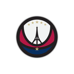 Basketball club logo template, emblem, designs with ball. Sport badge vector illustration