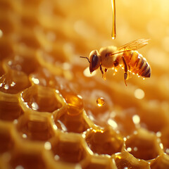 bee hives AI generated