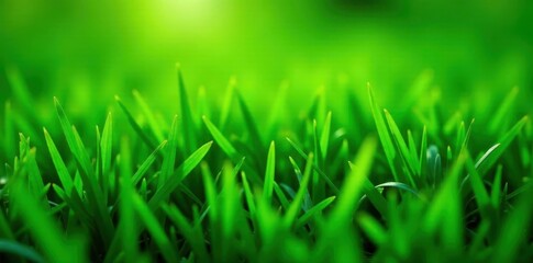 Fototapeta premium Close-up view of lush green grass texture with subtle light and shadow variations, stock, seamless