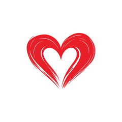 Aesthetic Red Heart Icon