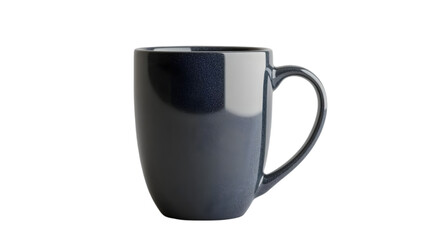 Photo - Simple Gray Ceramic Coffee Mug on Black Background