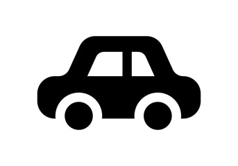 Car from side icon. Vector simple car illustration.